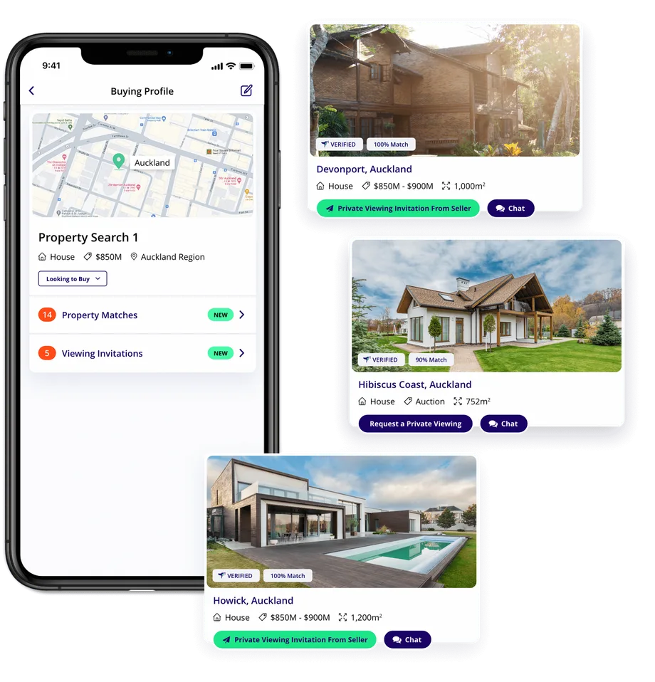 Three match tiers, zero irrelevant listings